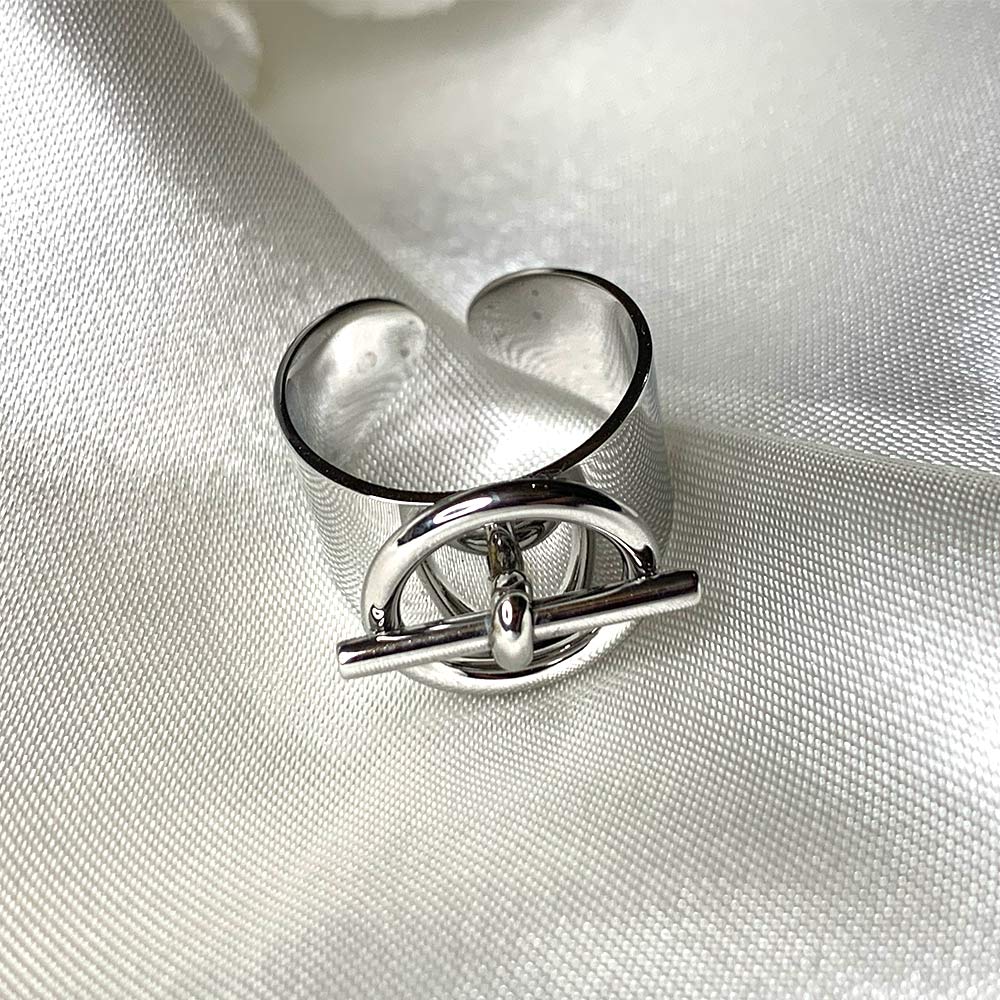 Bague Octavia argenté - The 11h11 Label